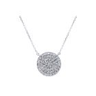 14K White Gold Diamond Necklace and 0.92ctw