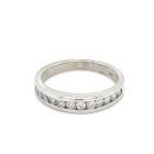 18K White Gold .35ctw Diamond Band