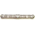 14K White Gold 2/1ctw Diamond Old Euro Brooch