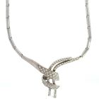 18K White Gold 2/1ctw Diamond Necklace