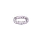 18K White Gold 4.32ctw Diamond Eternity Band