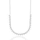 14K White Gold Necklace with 3.26ctw Diamonds