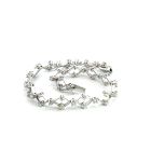 18K White Gold 1 1/2ctw Diamond Fashion Bracelet