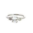 Kirk Kara 18K White Gold 0.10ctw Diamond Wedding Band