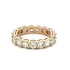 14K Yellow Gold 3.00ctw Diamond Eternity band size 6.5
