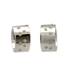 18K White Gold 1/4ctw Diamond Earrings