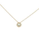 14K Yellow Gold .52ct Diamond Solitaire Pendant GIA 2235597942 Round .52 QVVS2 VGVGVG None
