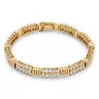 18K Yellow Gold 7/1ctw Diamond Estate Bracelet