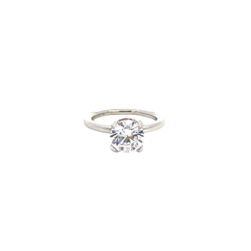 Noam Carver 14K White Gold 0.10ctw Semi-Mount