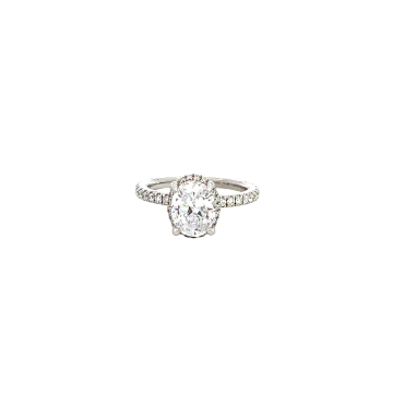 Noam Carver 14K White Gold 0.38ctw Semi-Mount