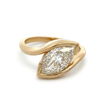 18K Yellow Gold 2.05ct JSI1 GIA 1236819625 Diamond Solitaire Ring