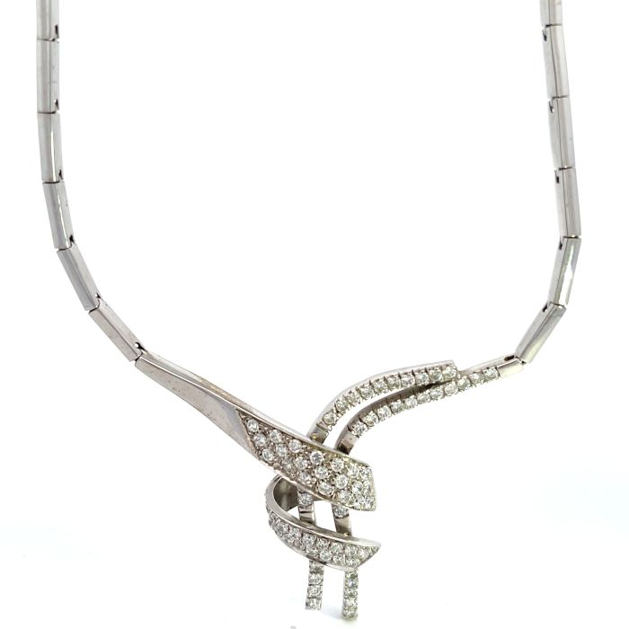 18K White Gold 2/1ctw Diamond Necklace 18K White Gold 2/1ctw Diamond Necklace