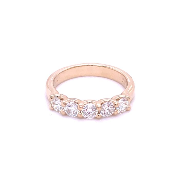 5 Stone U-Prong Diamond Anniversary Band 5 Stone U-Prong Diamond Anniversary Band
