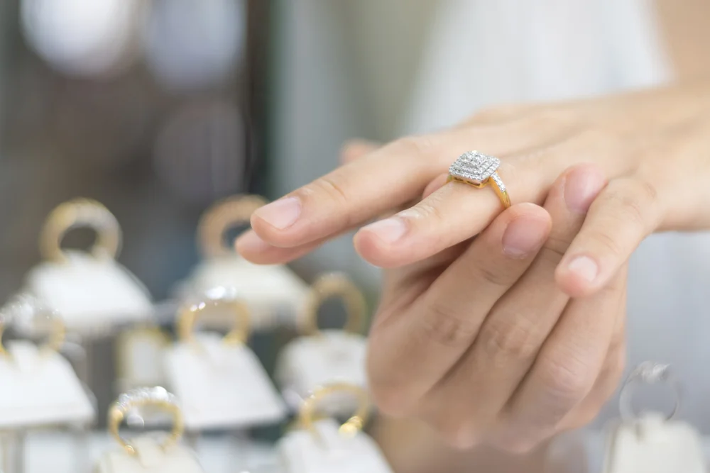 Recycled diamonds as a custom design option
