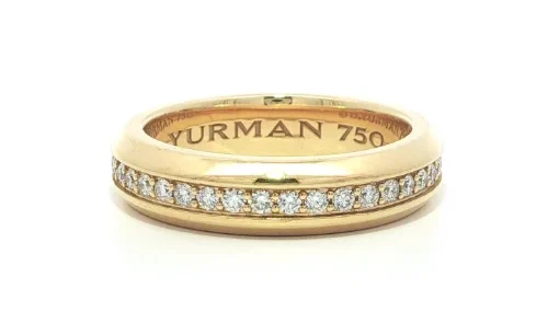 Pre-owned David Yurman gold cable collar necklace with diamonds — best place to sell David Yurman jewelry